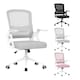 image 1 of Rattantree Ergonomic Swivel Computer Chair with Flip-Up Armrests