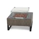 image 5 of Palma Rattan Corner Fire Pit 4 Seater in Grey