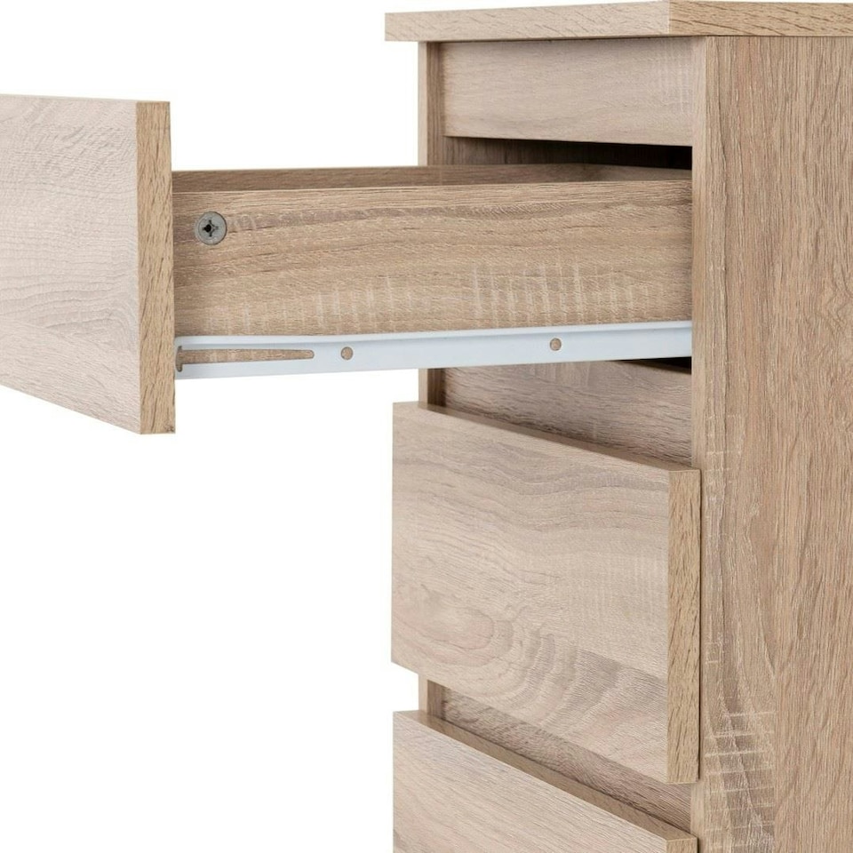 image 1 of Pair of Malvern 3 Drawer Bedside Tables Black