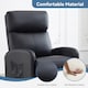 image 2 of MCC Direct Push Back Chair Faux Leather Reclining Pushback Armchair Sofa