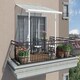 image 3 of Patio Cover Sierra 2.3 x 2.3 Clear - Polycarbonate - L224.5 x W224 x H300 cm - White White