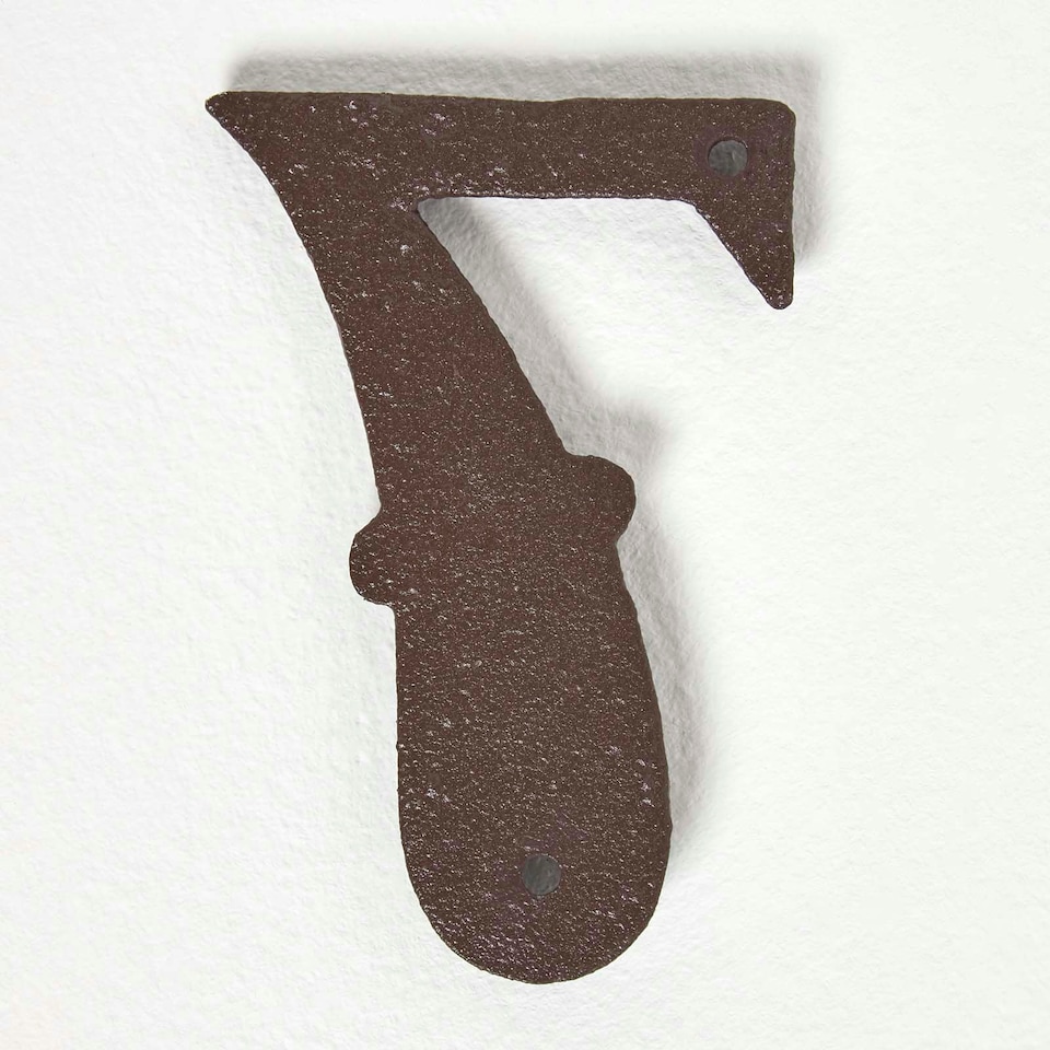 image 1 of Homescapes Cast Iron House number, 7