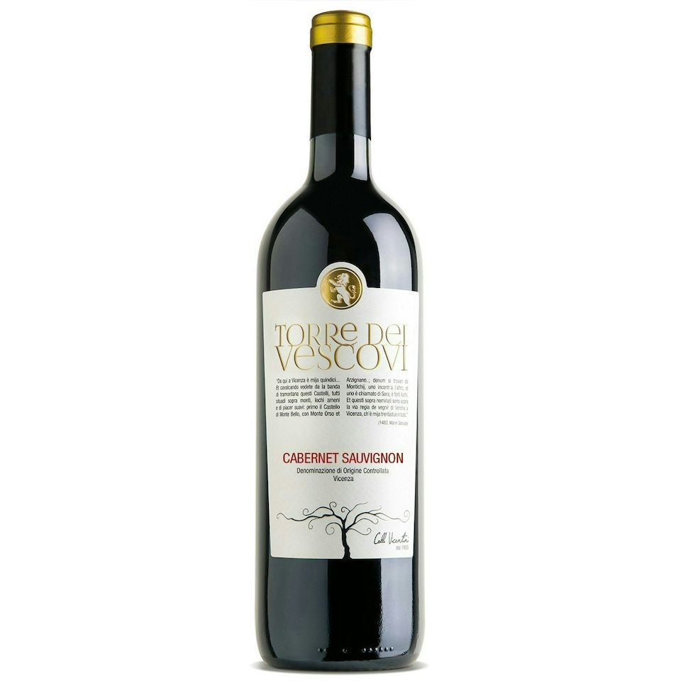 Torre dei Vescovi Cabernet Sauvignon DOC 75cl - Italian Red Wine