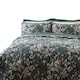 image 2 of Belledorm Aiyla Bedspread - Bottle Green - 260cm x 260cm Green | Super King