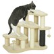 image 1 of PawHut Dog Cat Stairs Pet Steps for Bed Sofa with Scratching Post Beige