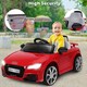 image 9 of COSTWAY 12V Children's car Licensed Audi TTRS Red