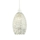 image 1 of Industrial and Contemporary Twisted Wire Mesh Metal Light Shade in Shiny Silver