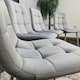 image 3 of Dining Chairs Set of 4 Grey Velvet Kitchen Chairs Grey