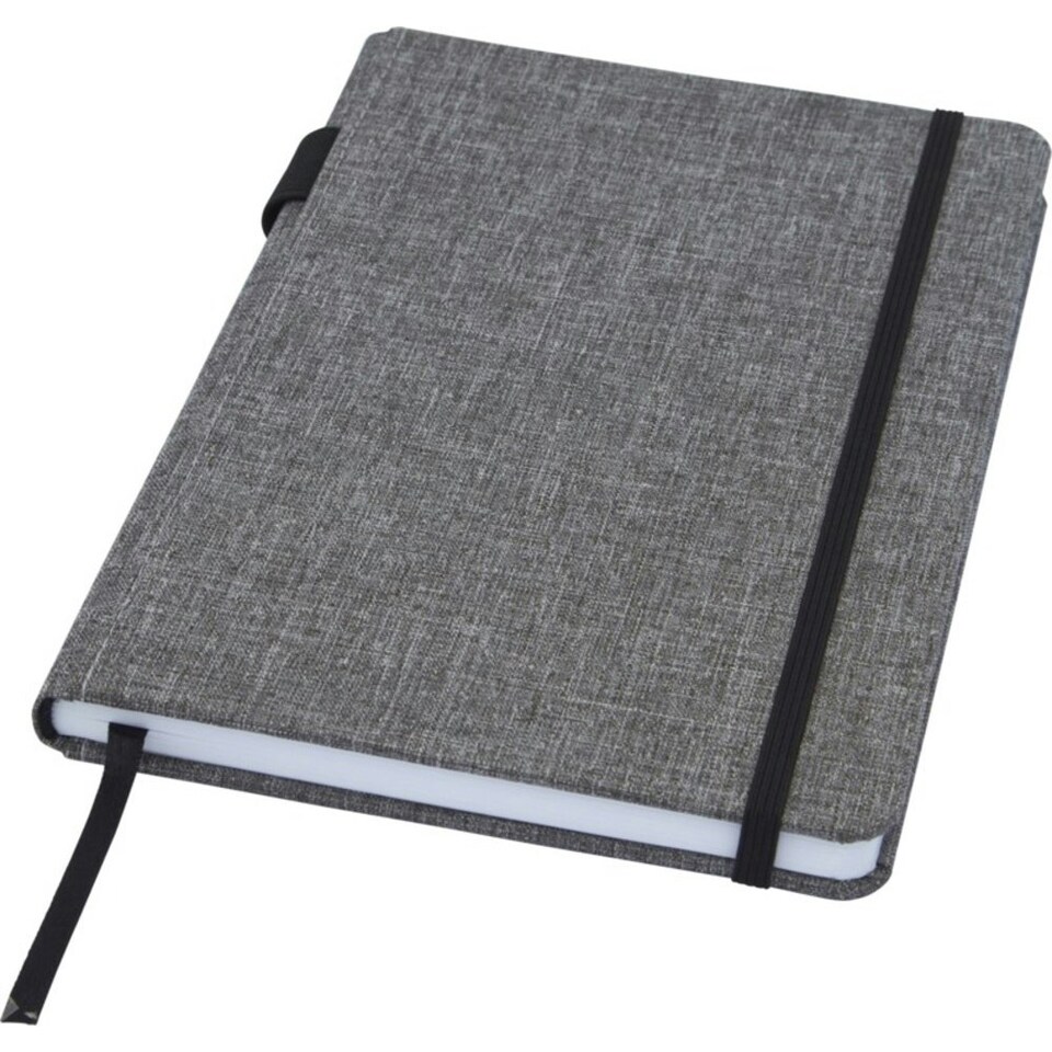 image 1 of Marksman Orin Recycled Polyester A5 Notebook - Grey Heather - A5
