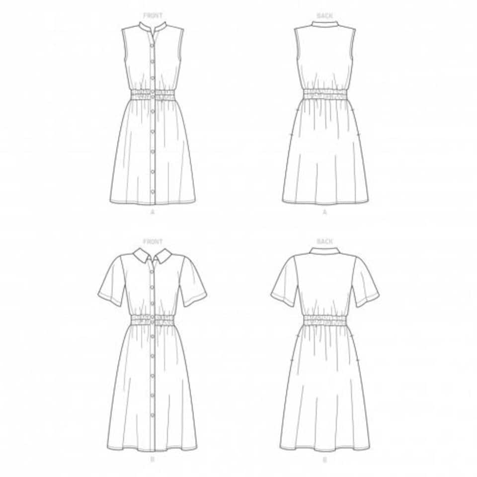 image 1 of New Look 6651 Paper Sewing Pattern – Women’s Dress, Size A (10–12–14–16–18–20–22), Intermediate