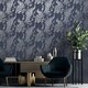 image 3 of Holden Décor Glistening Peacock Wallpaper - Navy - One Size Blue