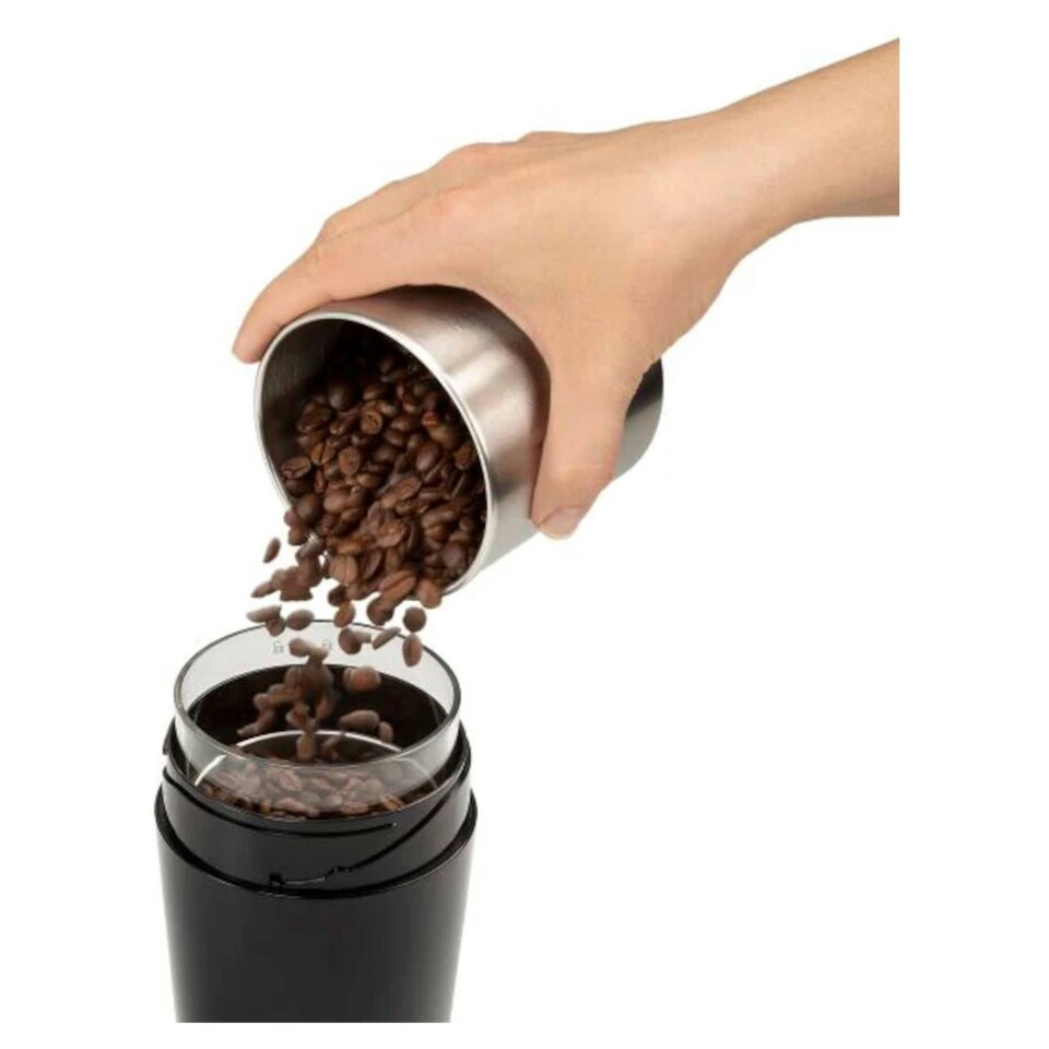image 1 of De'Longhi Mill Coffee Grinder with 3 Grind Settings - KG210 Black
