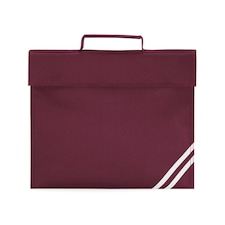 Quadra Classic Book Bag - Burgundy - One Size Purple