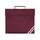 image 1 of Quadra Classic Book Bag - Burgundy - One Size Purple