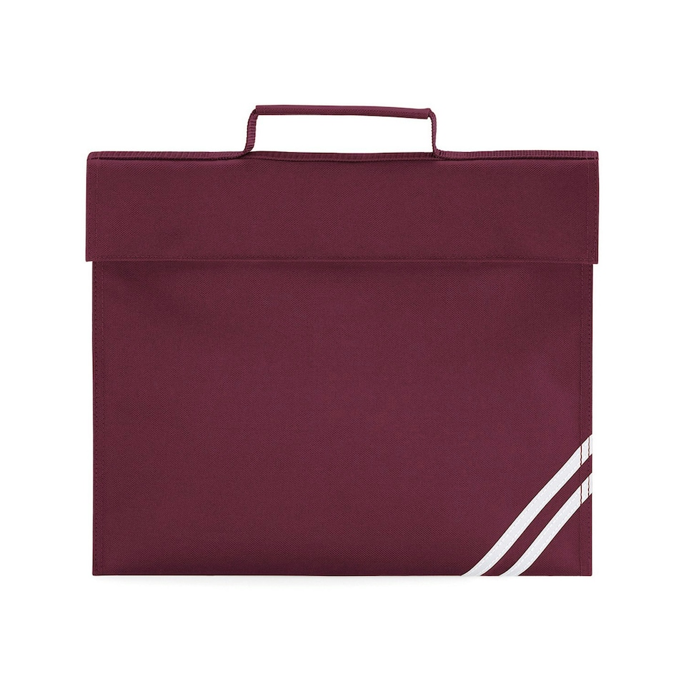 image 1 of Quadra Classic Book Bag - Burgundy - One Size Purple