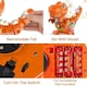 image 4 of Alivio Crawling Walking Dinosaur Baby Toy with Musical Lights for 1 to 2 Years Boys Girls (Orange)