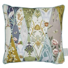 The Chateau By Angel Strawbridge Nouveau Wallpaper Museum Filled Cushion | Multi | Multicoloured | 43cm x 43cm | 1