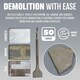 image 4 of Set Of 2 Sds Plus Chisel Drill Bit 50mm Rotary Hammer Masonry Drilling
