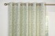 image 2 of Sade - Fully Lined Floral Curtains - Eyelet - Polycotton (Green, 66'' x 54'' - 168cm x 137cm (Pair))