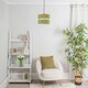 image 3 of ValueLights Sophia Small Olive 2 Tier Ceiling Light Shade Green