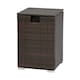 image 1 of Teamson Home Wicker Gas Tank Table for Fire Pits for 20 lb Propane Tank Cover, Brown