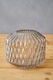 image 2 of Brice Small Grey Glass Vase | Grey