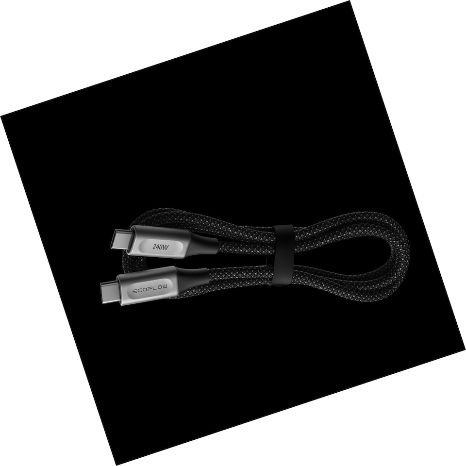 image 1 of EcoFlow RAPID Pro 240W Rapid Pro Nylon USB-C to USB-C charging Cable