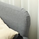 image 8 of HOMCOM 2 Seater Sofa with 21cm Thick Padding and Wood Legs, Grey