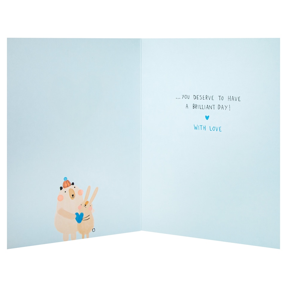 image 1 of Hallmark Father's Day Card - Cute Design with Honeycomb Heart