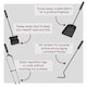 image 4 of Fire Vida 5 Piece Warwick Companion Set Fireside Fireplace Accessory, Black