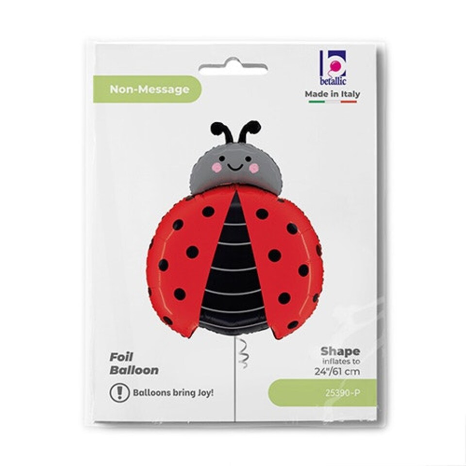 image 1 of Ladybird Bug Giant Foil Helium Balloon 61cm / 24 in