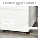 image 5 of Vinsetto 3 Drawer Vertical File Cabinet Lockable Metal Filling Cabinet