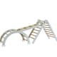 image 1 of Tutti Bambini Scala Montessori 3 in 1 Pikler Climbing Frame with Climbing Wall - Sea Mist