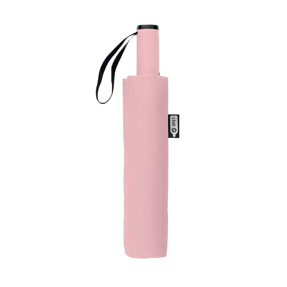 image 1 of MidOcean Agumbe Windproof Folding Umbrella | Pink | Baby Pink | One Size | 1