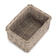 image 1 of Small Wicker Grey Wash Storage Tray | Grey | Grey Wash