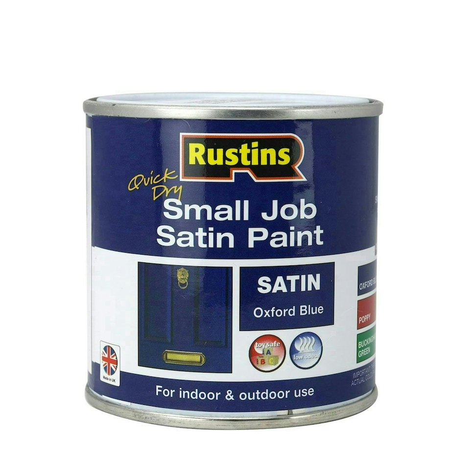 Quick Dry Small Job Satin Paint Oxford Blue 250ml - RUSSJPSOXBQD