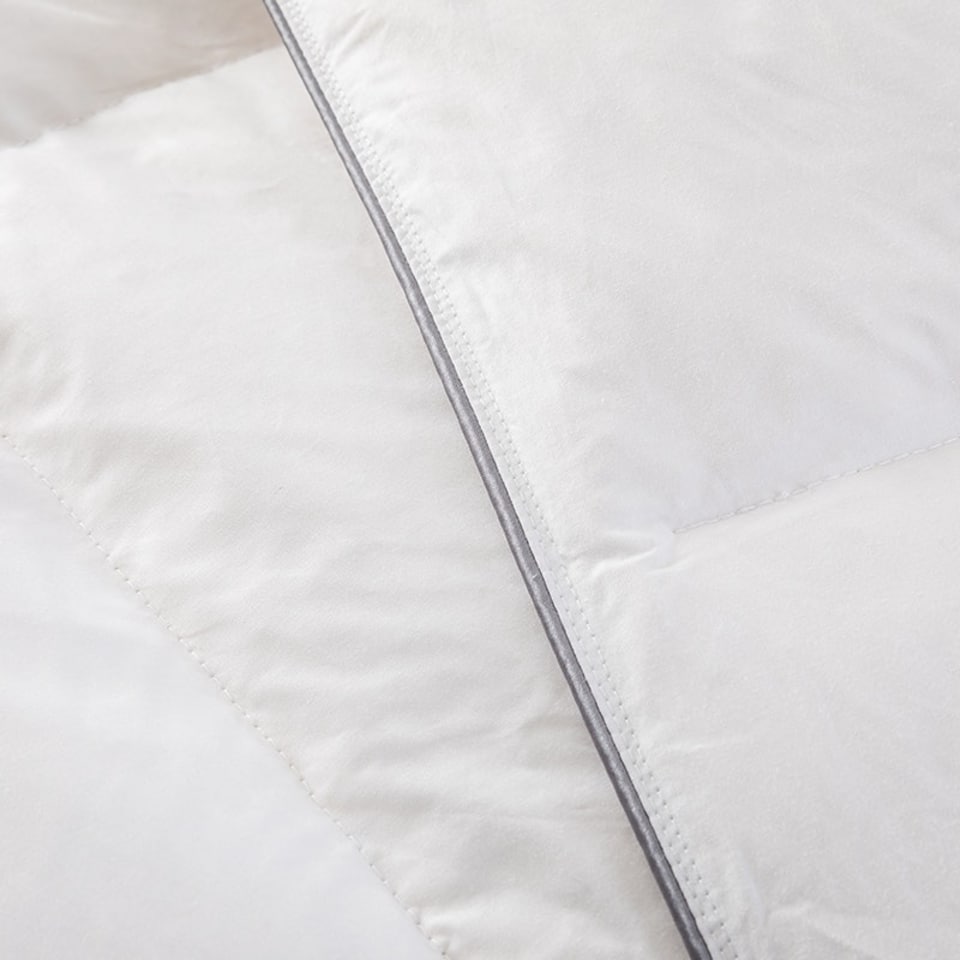 image 1 of Luxury 10.5 Tog Duck Feather And Down Duvet 100% Cotton Cover King White