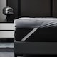 image 5 of Ezysleep 4 Inch Luxurious Shredded Memory Foam Mattress Topper - Soft Microfibre Cover | Grey | Grey