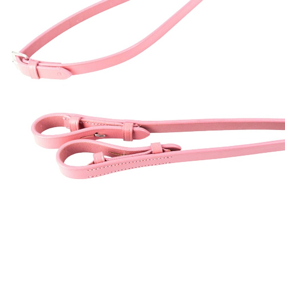 image 1 of Little Rider Serena Leather Horse Bridle - Pink - Small Pony