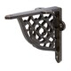 image 1 of Hammer & Tongs Honeycomb Iron Shelf Bracket - D100mm - Raw
