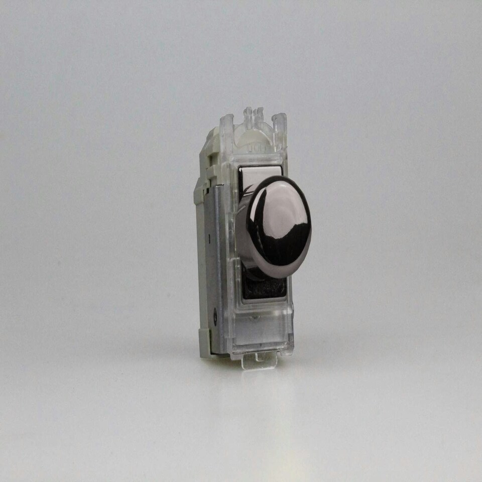 Varilight 2-Way Push-On/Off Rotary LED Dimmer 0-120W (1-10 LEDs) (1 Grid Space) GJP100I | Multi