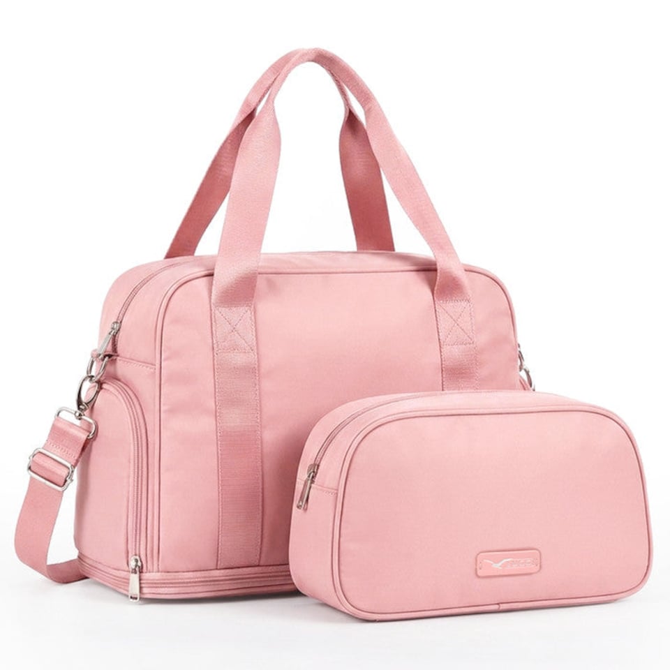 image 1 of Lugg Duffle and Toiletry Bag Set Waterproof Expandable Cabin Size 2 Piece