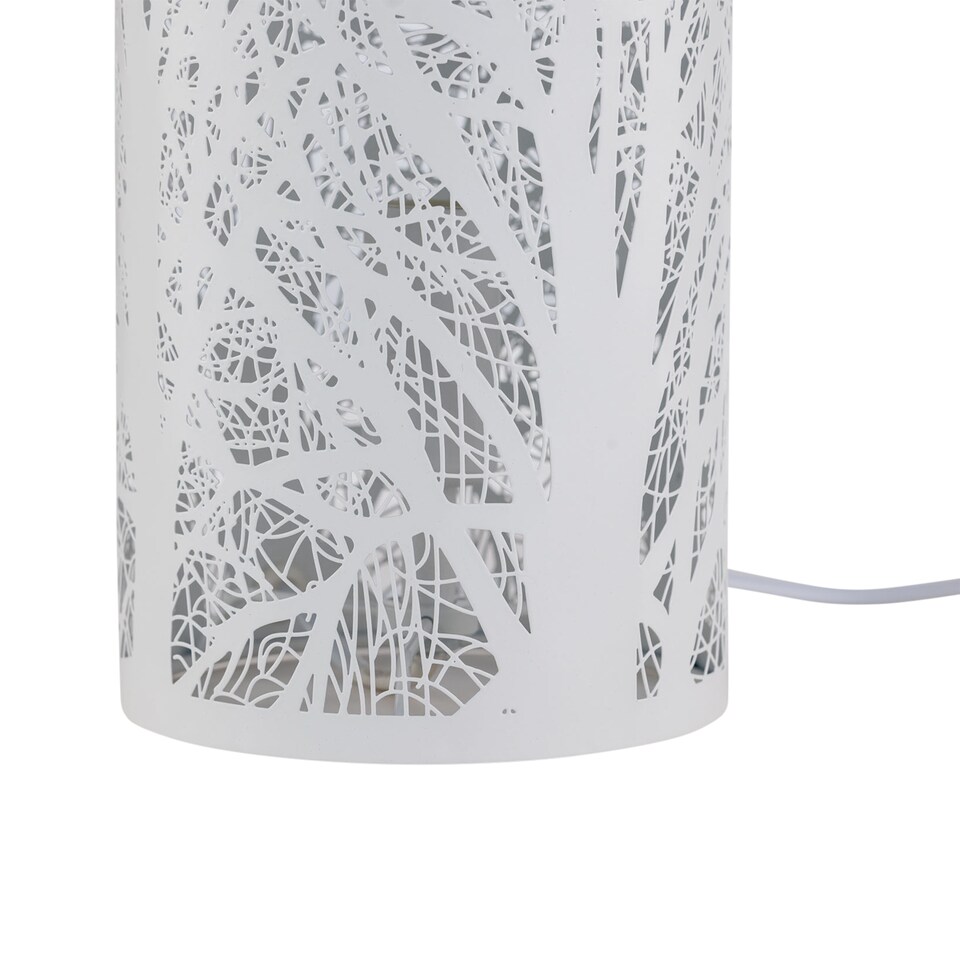 image 1 of Forest - White 26cm Woodland Table Lamp | White | Medium | 1