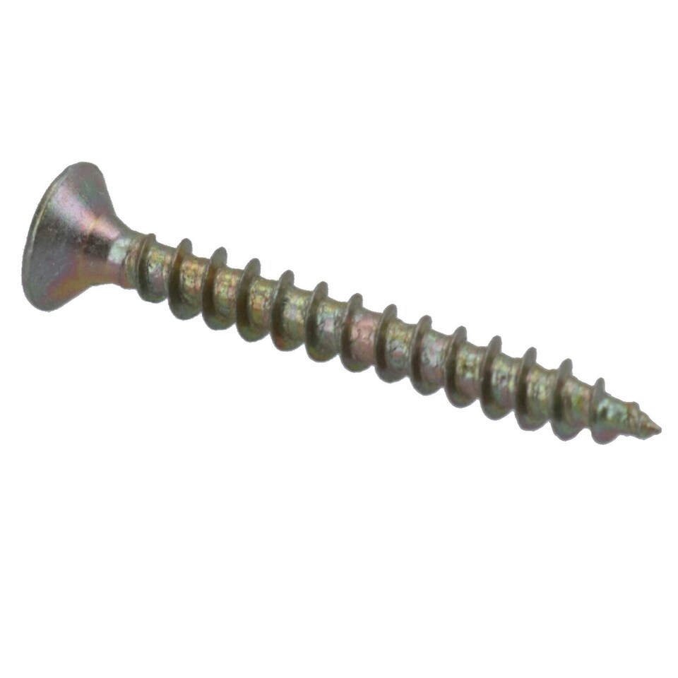 image 1 of 3.5mm x 30mm Countersunk Wood Chipboard Screw Fasteners PZ2 Drive 100pc