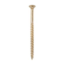 Timco - Solo Chipboard & Woodscrews - PZ - Double Countersunk - Yellow (Size 6.0 x 100 - 100 Pieces)