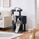 image 2 of Yaheetech 92 cm Cat Tower with Double Condos Black