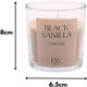 image 3 of Marco Paul Vanilla Scented Glass Jar Candle 8cm Brown