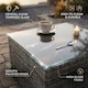 image 4 of Alivio 4 Seater Outdoor Rattan Corner Sofa & Coffee Table Set