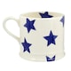 image 4 of Mug: 1 x 175ml Emma Bridgewater Blue Star Mug, Ceramic White