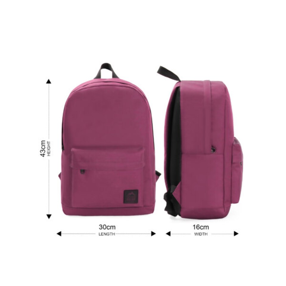 image 1 of Everyday Backpack with Smart Storage and All Day Comfort Outdoor Gear - Fuchsia